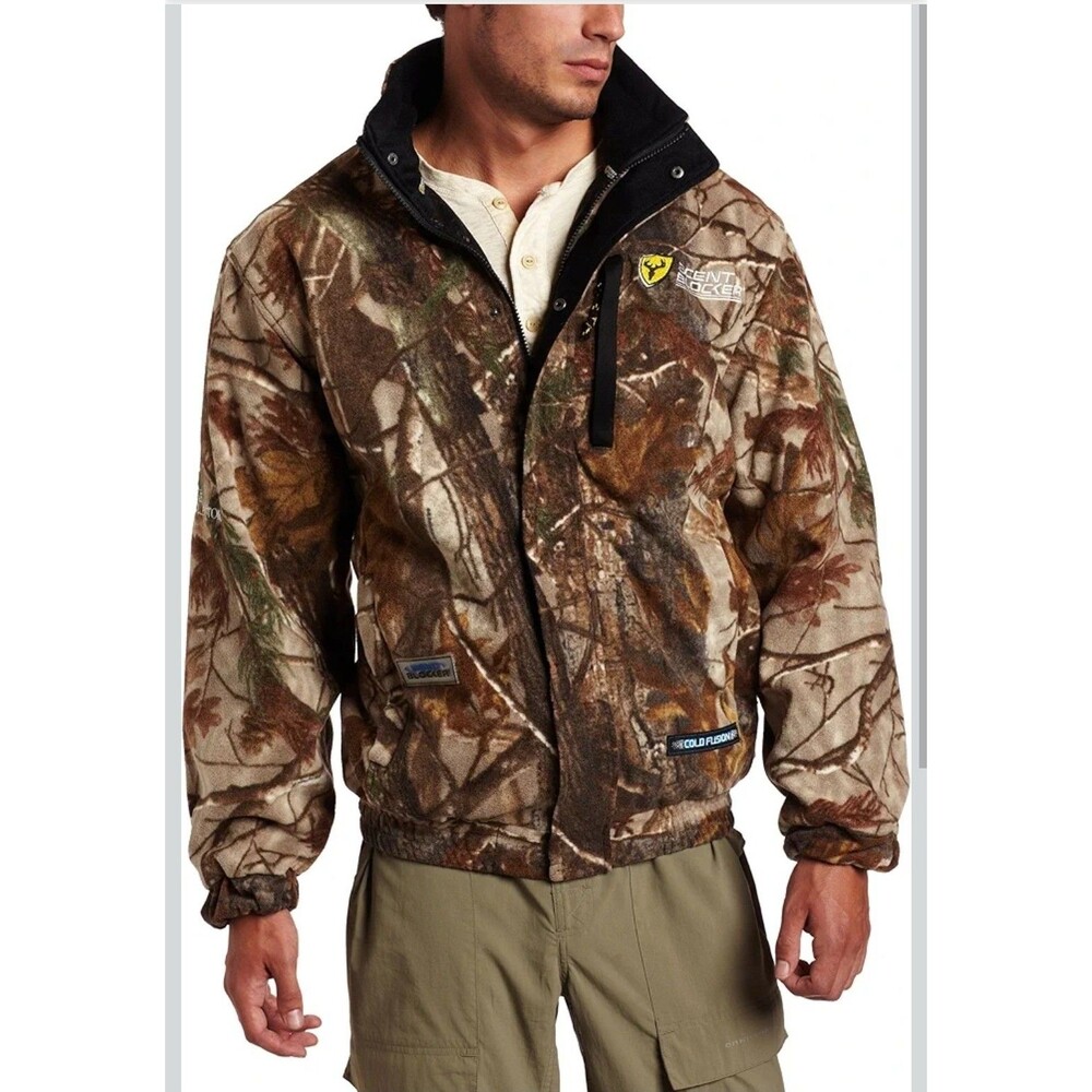 ScentBlocker 3 System Layer Outfitter Cold Fusion Jacket‎ Men's M Camo Hunting